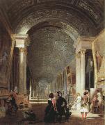 Patrick Henry Bruce view of the grande galerie of the louvre Sweden oil painting artist